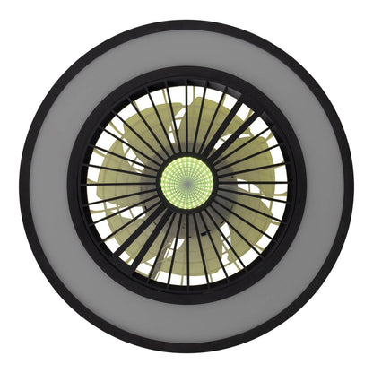 LED -plafondlichten + ventilator "arrioso" Ø 54 cm, gemaakt van metaal en plastic, met veel functies