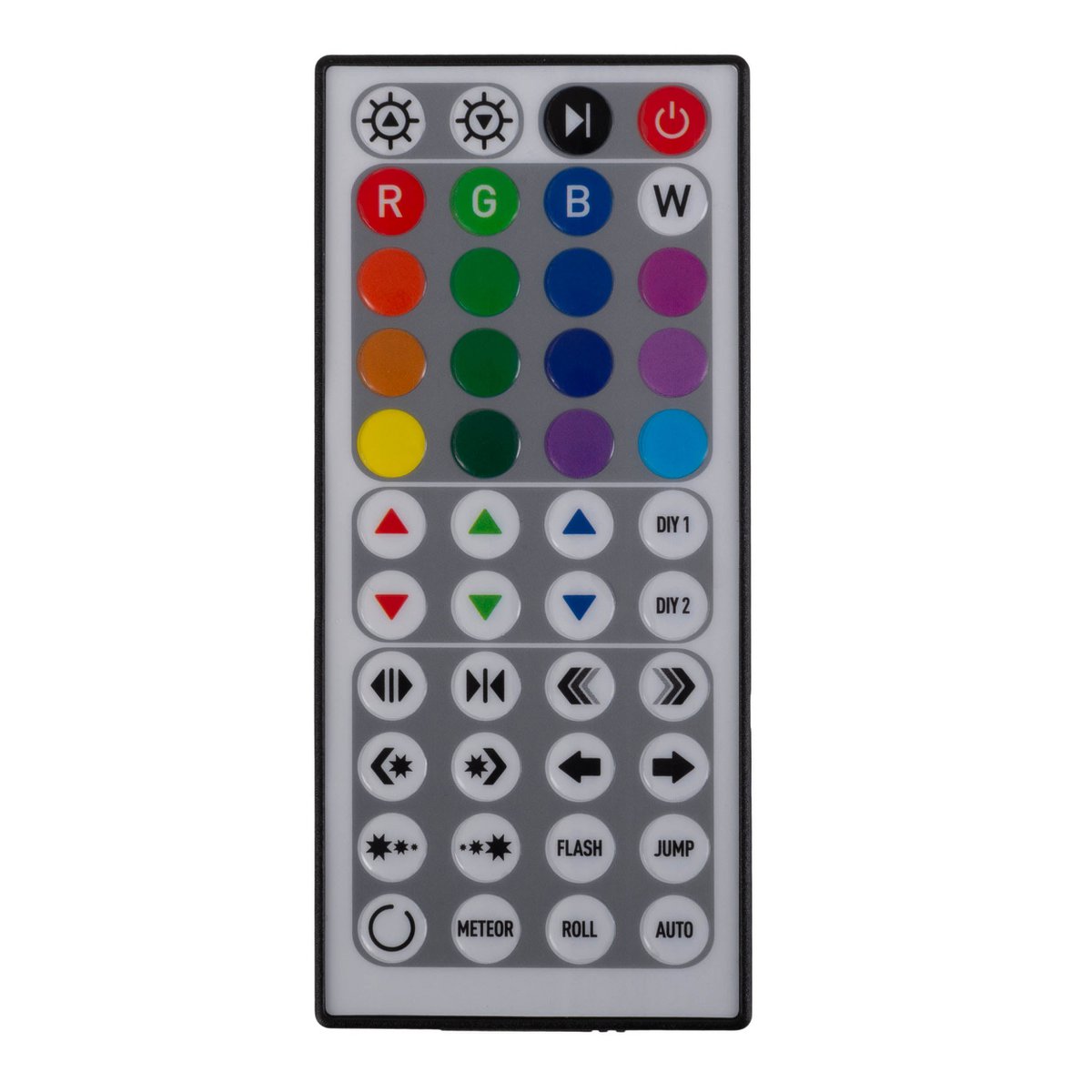 Digitale indoor LED -streep 5m, gemaakt van plastic, kleurrijke, geïntegreerde LED