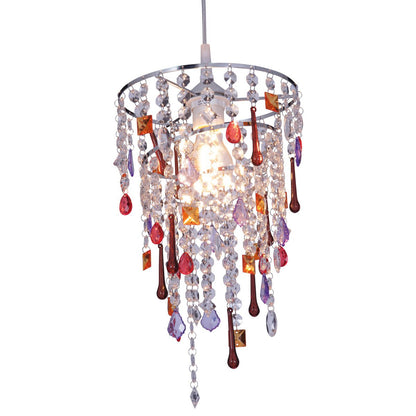 Decoratieve paraplu gekleurd "Lina"