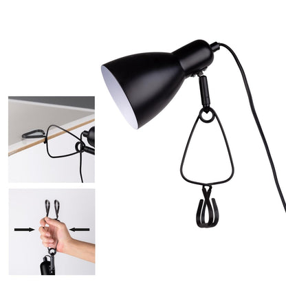 Klemtafels "Mara" Matt Schwarz voor E14 Max. 18 Watt, voor interieur, 28 cm hoog