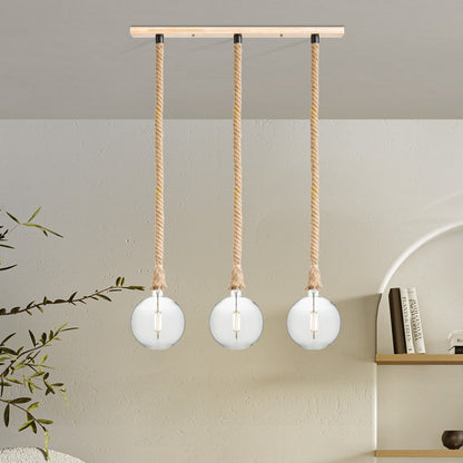 Home Sweet Home hanglamp Leonardo Globe - 3L G125 - dimbaar E27 helder