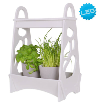 LED mini tuin h: 50cm wit "Garden"