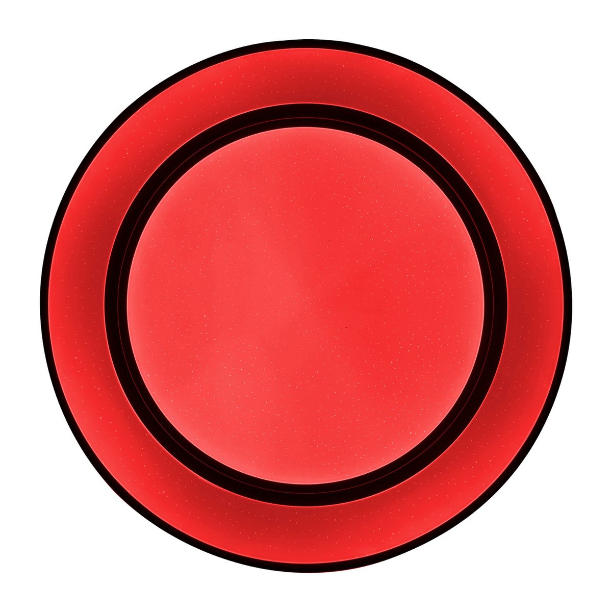 LED -plafondlamp "Monterey" Ø 37,5 cm, vele functies, gemaakt van metaal en plastic in het zwart, met geïntegreerde LED's, verlichting voor woonkamers, gang of kantoor