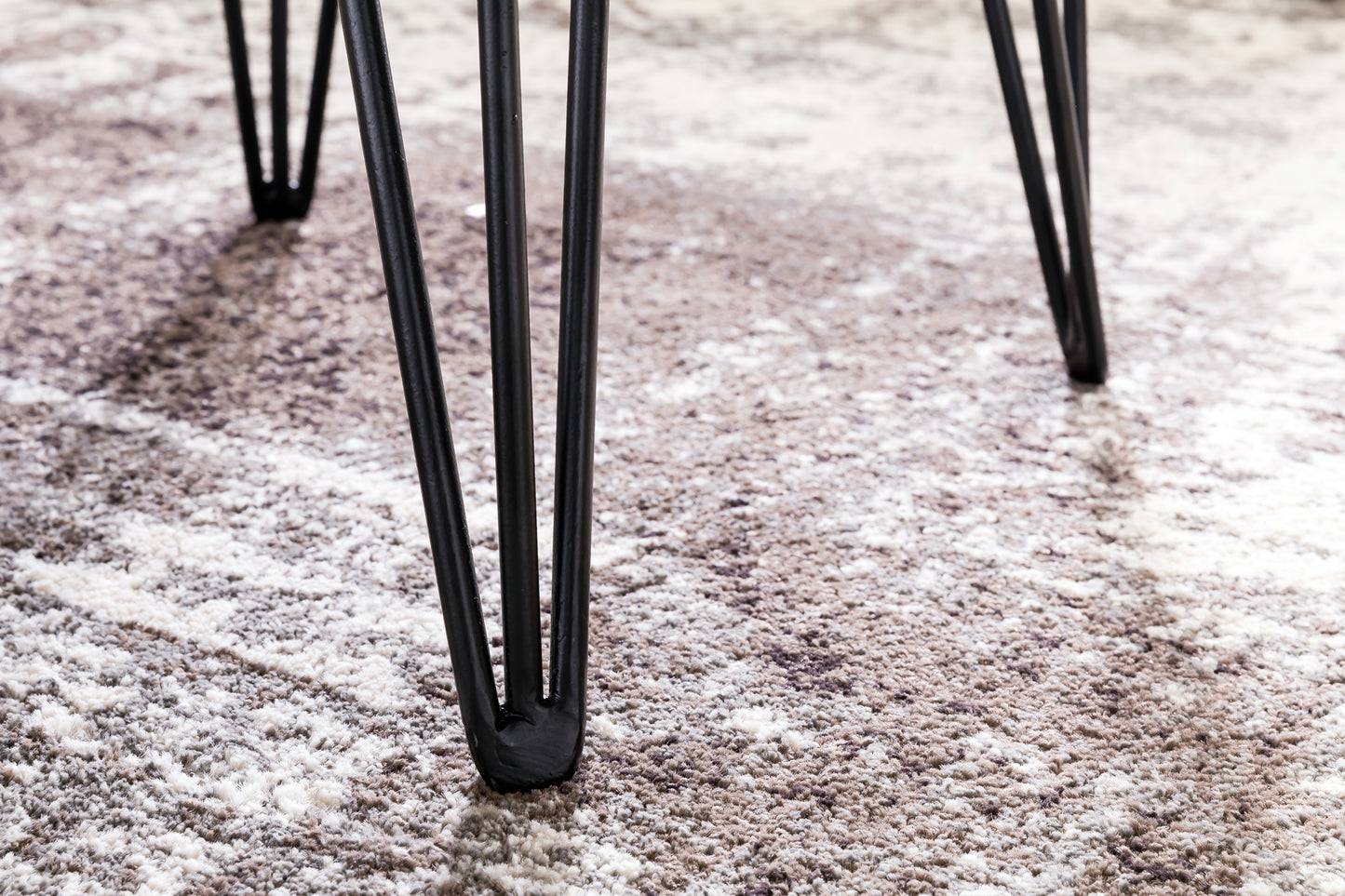 Salontafel MAHILO massief houten tafel met Wane 56x38x51 cm | Sheesham houten tafel met metalen poten | Woonkamer tafel in een rustieke, landelijke stijl
