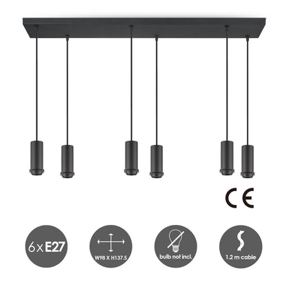 Home Sweet Home verlichtingspendel Pendel Xxl 98/25/137.5cm - Zwart