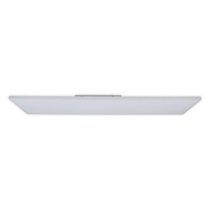 LED -paneel plafondlicht "Carente" lengte 119,5 cm, frameless, vele functies, gemaakt van metaal en plastic, witte, geïntegreerde LED's