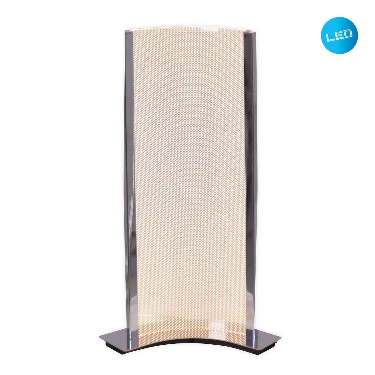 LED -tafellamp "Paul" gemaakt van metaal en acryl met stevig geïnstalleerde LED's, 32 cm hoog