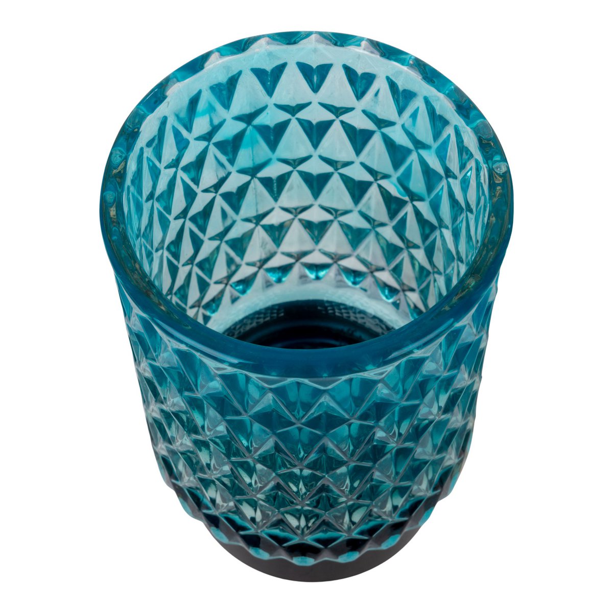 Zonne -decoratieve spiesjes "Mila" 2 set, Ø 8,3 cm, 25 cm hoog, zwart metaal, zwaar, gestructureerd glas in rood/geel en in blauw/groen, geïntegreerd LED, warm wit