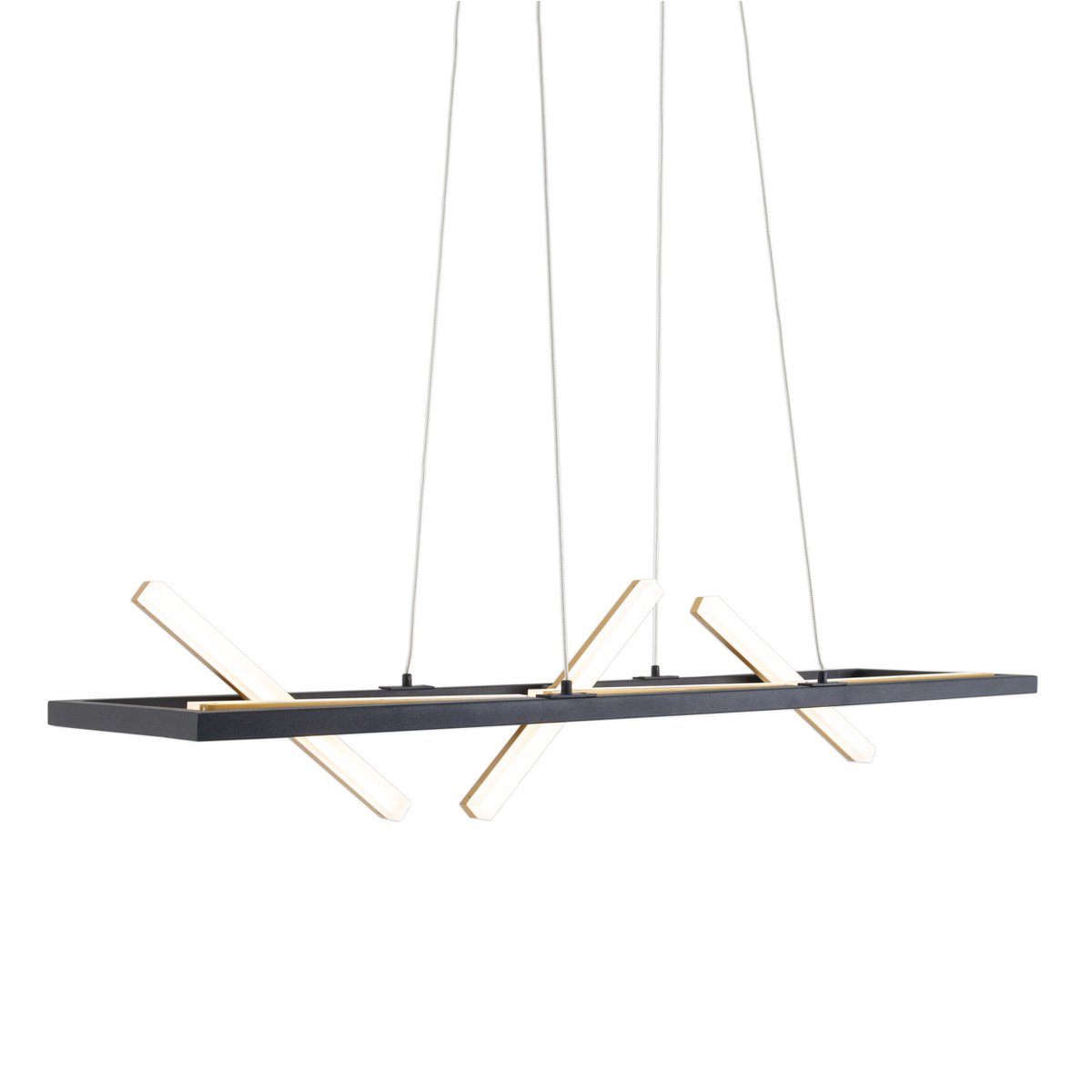 LED hanglamp "Cadice" l: 100cm goud