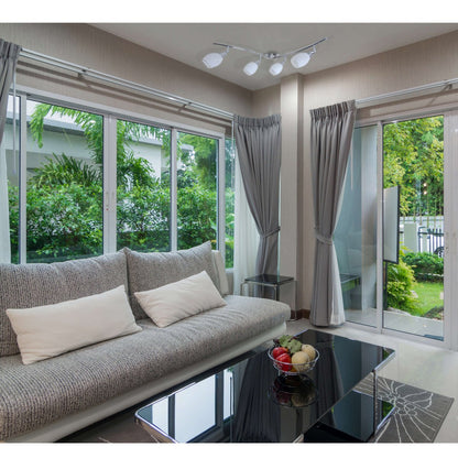 4 LED wand- en plafondrail "Rome"