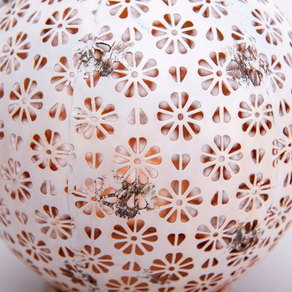 2 Set LED Decoratie Zonnelicht Ø 18 cm Buiten Decoratie gemaakt van metaal in wit met geïntegreerde LED's