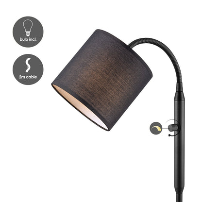 Home Sweet Home Moderne Vloerlamp - Staande Leeslamp - dimbaar