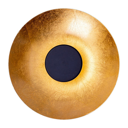 LED -plafondlamp "Firenze" metalen plafondlamp in het zwart en goud, stevig geïnstalleerd, verlichting voor woonkamer, kantoor of de toegangsstang 40 cm diameter