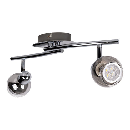 2 LED wand- en plafondlampen "Boccia"