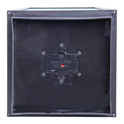 LED Decol Light "Doris" gemaakt van plastic en glas in zwart, geïntegreerde LED, voor binnen