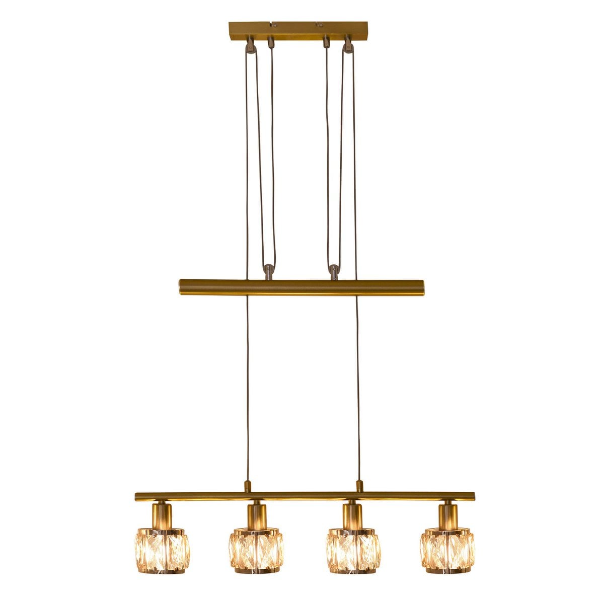 LED balanceerpendellamp "Josefa" E14 kooldraad