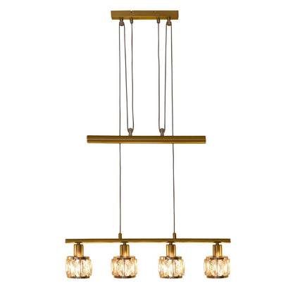 LED balanceerpendellamp "Josefa" E14 kooldraad