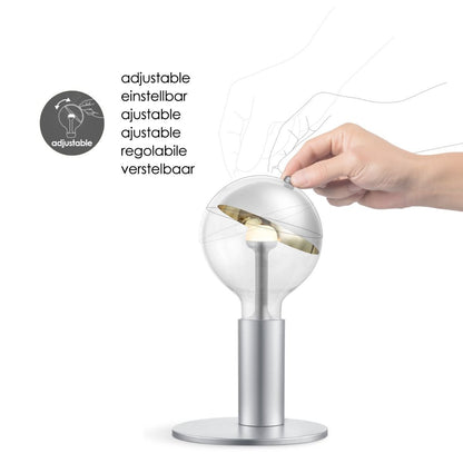 Home Sweet Home Tafellamp Move Me Side Sphere 5.5W 2700K grijs-zilver