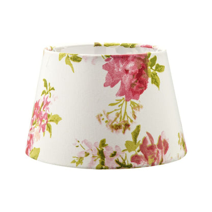 Home Sweet Home Flower Stoffen Lampenkap Beige - 20 x 15 x 13 cm