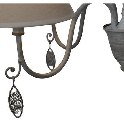 Deco kroon natuur d: 55cm "Castellum"