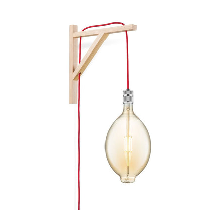 Home Sweet Home Wandhaak Angle | Houten haak voor muur hanglamp