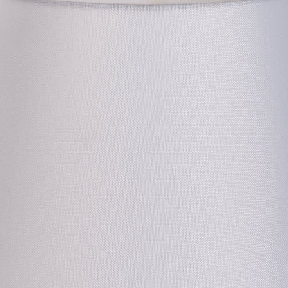 Tafellamp "Elina", ca. 50 cm hoog, gemaakt van metaal in zwart/bruin, tekstbladen in wit, E27