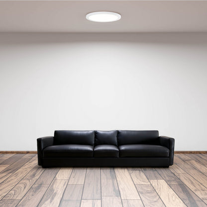 LED-plafondlamp "bonus" Ø21,7 cm, functionele lichtinstallatie en structuur mogelijk, plafondlamp gemaakt van metaal en plastic in wit, met stevig ingebouwde LED's, waaronder CCT-kleurwisselaar