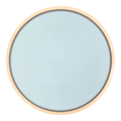 LED-plafondlicht "Lola" Ø van 50 cm, 9 cm hoog, metaal en plastic in bruin en wit, geïntegreerde LED's, 1900 lm, dimmable, CCT-functie 3000-6500 K, nachtlichtfunctie