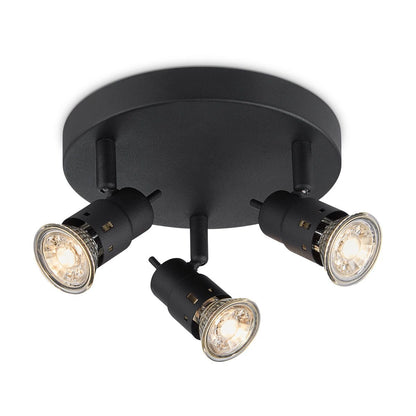 Home Sweet Home LED Opbouwspot Cilindro 3 - dimbaar - Zwart