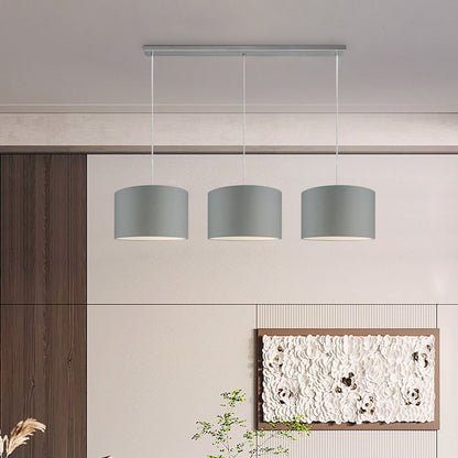 Home Sweet Home hanglamp Beam 3L, E27, grijs Lampenkap, 35cm