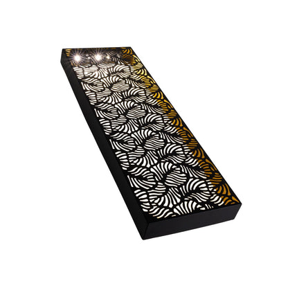 Zonne- /decollicht "IMA" gemaakt van zwart metaal, warm wit, met schemeringsensor, ca. 61,7 cm hoog, voor de buitenruimte