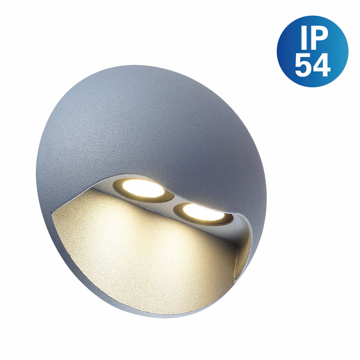 LED externe wandlamp "Vedus" D: 13 cm