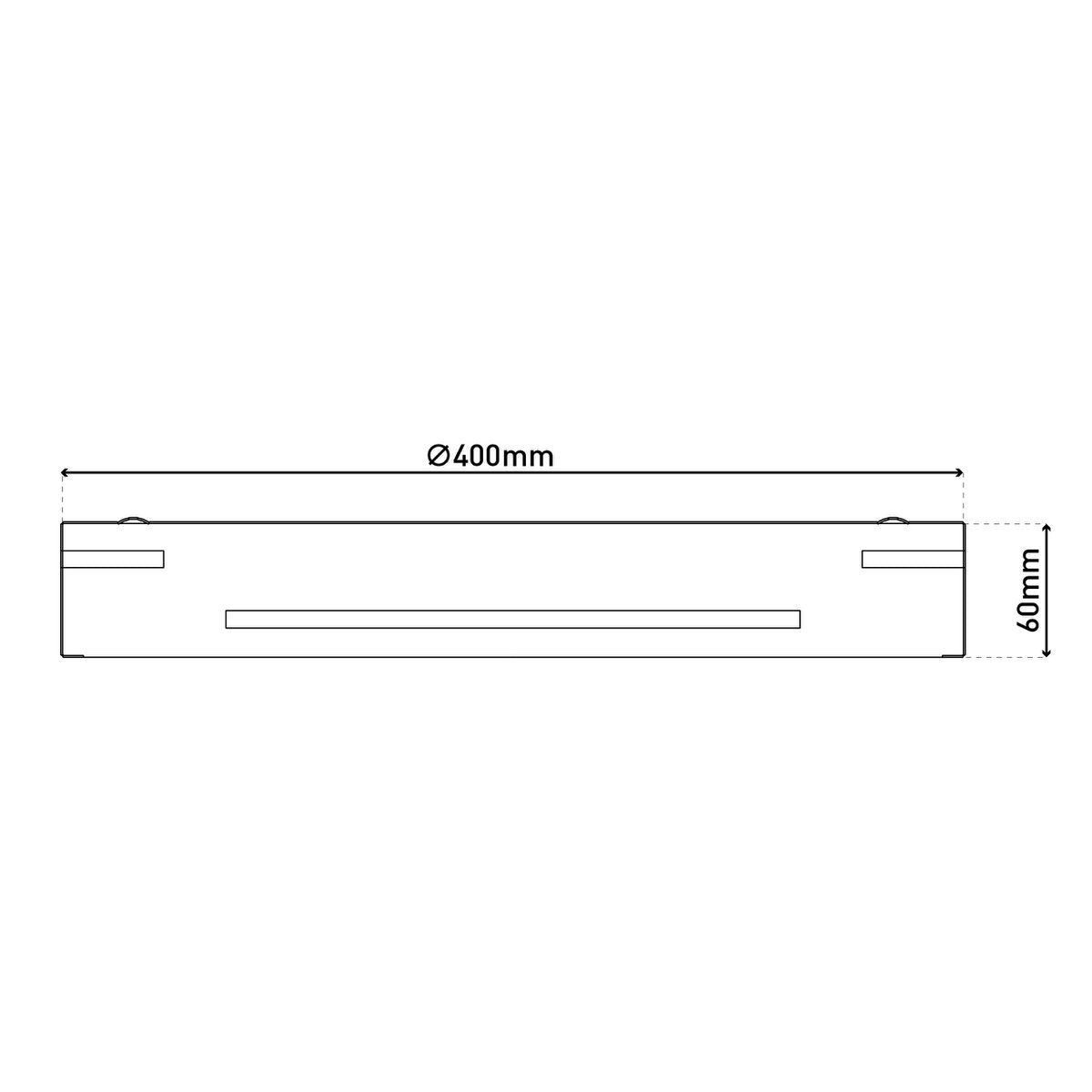 LED plafondlamp d: 40cm "Ventura"