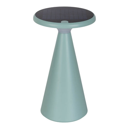 Zonne -batterijtafellamp "Palu" voor buiten en binnen, gemaakt van plastic in groen, 20 cm hoog