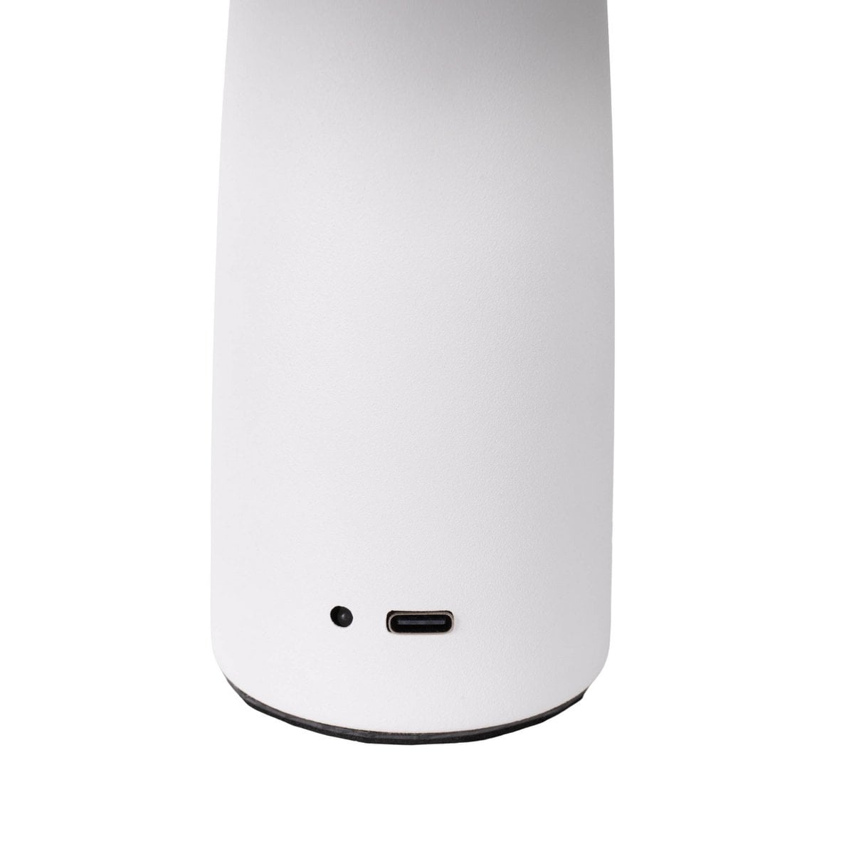 Draadloos tafellicht "Pilu", 16,5 cm hoog, boven Ø van 15 cm, metaal in wit, wit plastic, geïntegreerde LED's, 280 lumen, dimpelbaar door aanraaksensor, warm wit wit