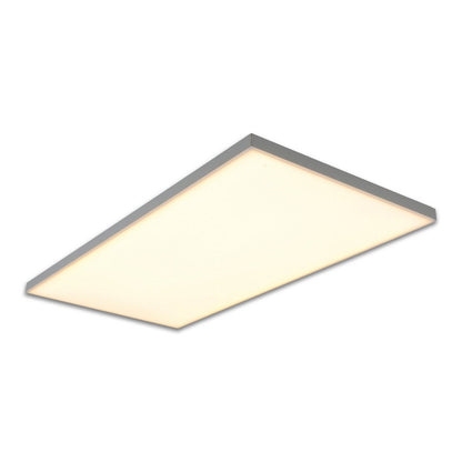 LED -paneel plafondlamp "Carente" lengte 59,5 cm, frameless, vele functies, gemaakt van metaal en plastic, witte, geïntegreerde LED's
