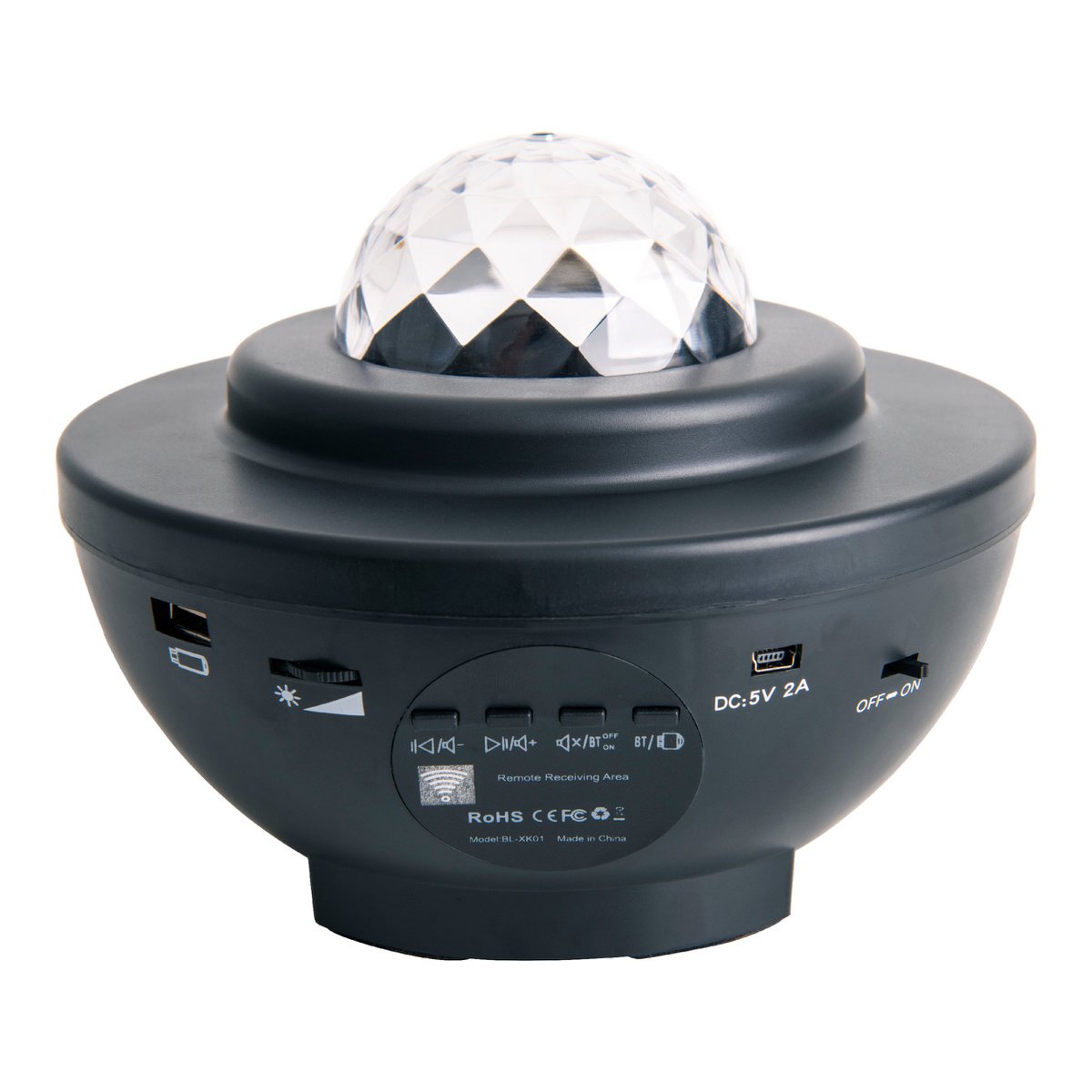 Atmosferische Galaxy LED -projector, decoratieve verlichting gemaakt van plastic, kleurrijke, geïntegreerde LED, voor binnen