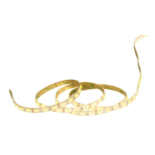 Led "Stripe" ca. 5 m lang, met 2 Flex -bindmiddelen en plug -in voeding; 300 LED's, geel.