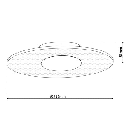 LED plafondlamp "Modesto" d: 29cm
