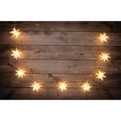 9 serie buiten LED Kerstmis lichte keten 3D-sterren /kerstlichten-wit