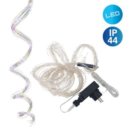 De decoratieve lichte keten "Schweif" 600 RGB LED, 2,5 meter lang