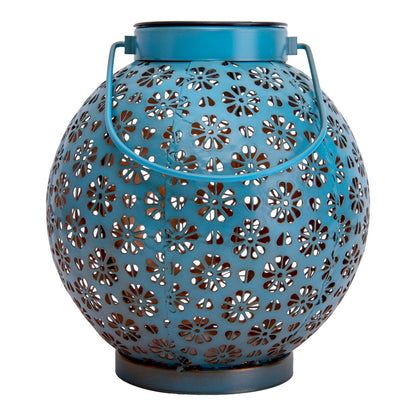 Set van 2 LED decoratieve solarlampen l/b: 18cm blauw