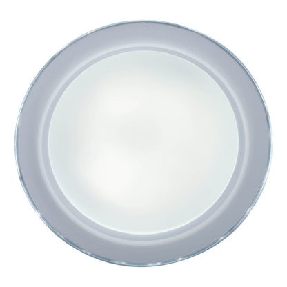 LED-plafondlicht "Claire" Ø 50,5 cm, 7,5 cm hoog, metaal en plastic in wit, geïntegreerde LED, 1600 lm, dimable, CCT-functie, 3000-5000 K, nachtlichtfunctie