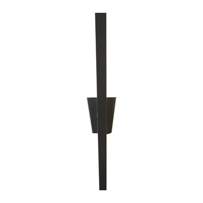 LED -wandlamp "Trevor" zwart, wandlampmetaal en plastic in het zwart, met stevig ingebouwde LED's, wandverlichting binnen 62 x 10 x 4,5 cm