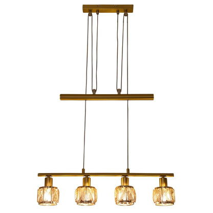 LED balanceerpendellamp "Josefa" E14 kooldraad