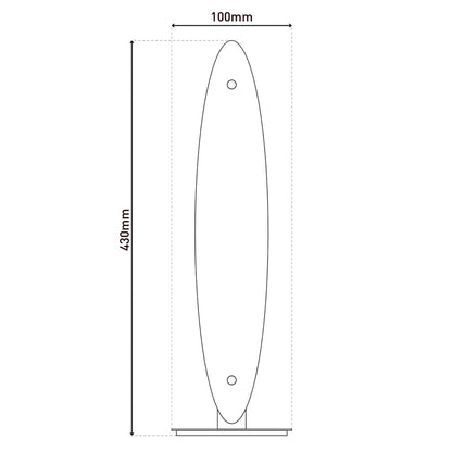 LED tafellamp "Surf" h:43cm