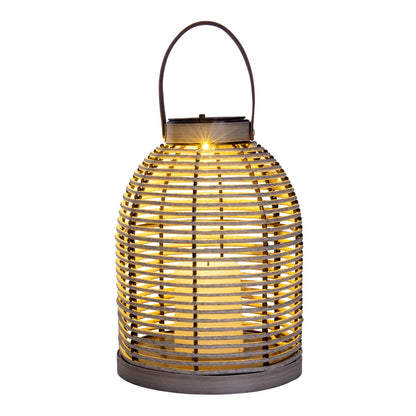 LED ZONNELIJKE LICHT "KORBINIAN" Decoratie voor het buitengebied gemaakt van metaal en plastic in grijs, met stevig ingebouwde LED's