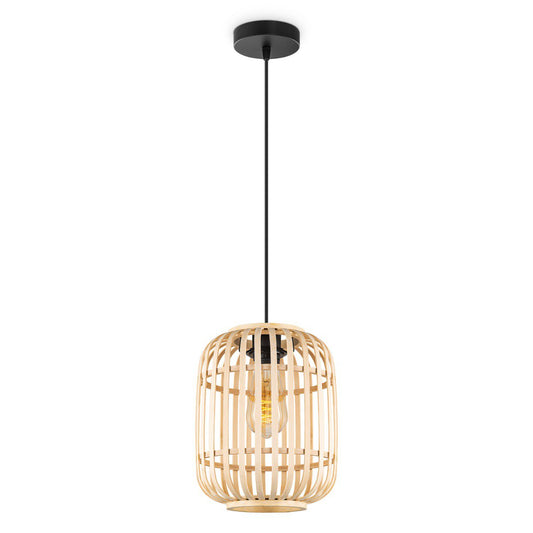 Home Sweet Home Bohemien Hanglamp Bamboe kap 21.5 x 131 cm (B X H)