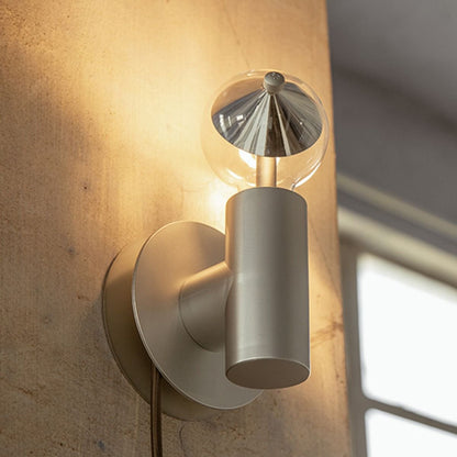 Home Sweet Home Wandlamp Move Me - Wally Cone 5.5W 2700K grijs-zilver