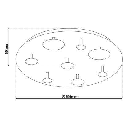 LED plafondlamp "Firenze"